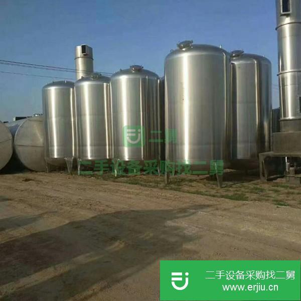 山東出售二手不銹鋼立式儲罐