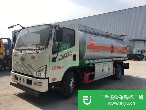 江蘇出售二手解放10噸油罐車手續齊全