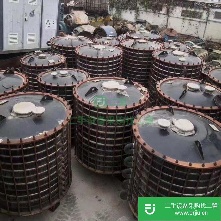 山東出售二手6平方搪瓷碟片冷凝器