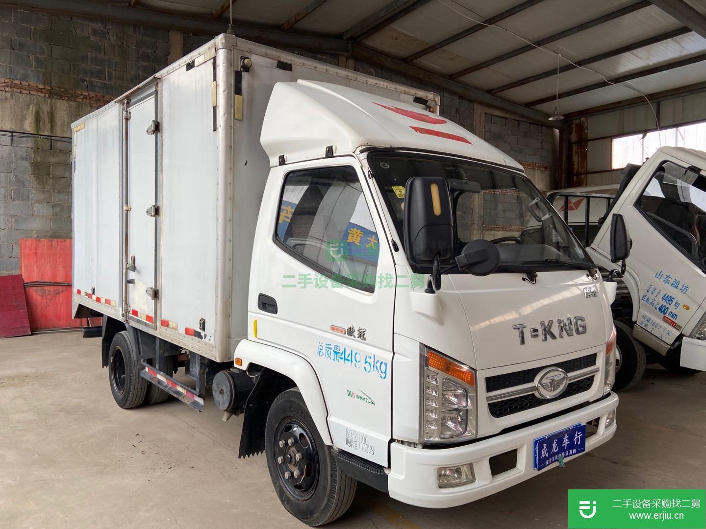 山東出售二手唐駿箱式貨車