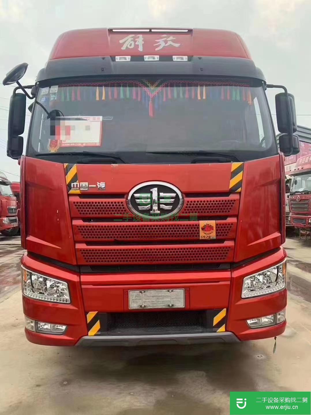 山東出售二手一汽解放420馬力牽引車