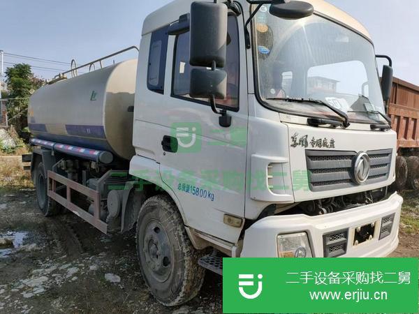湖北出售二手帶手續東風12方灑水車玉柴160馬力柴油發動機陜齒8檔變速箱