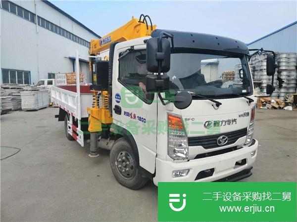 陜西出售二手時風4噸隨車吊