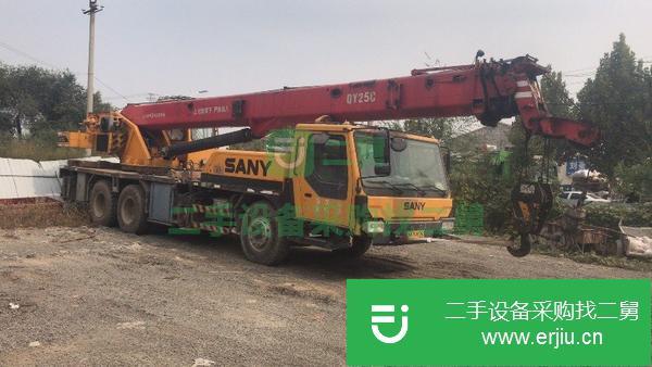 河北出售二手三一20噸吊車常干活的車