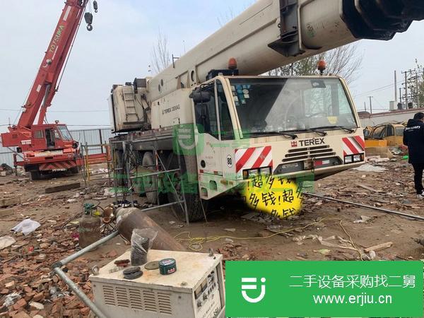 上海出售二手06年德馬格100噸汽車吊手續齊全，可以過戶