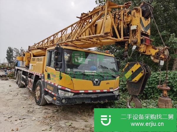 河南出售二手徐工25噸五節(jié)臂吊車原車原版先導(dǎo)操作