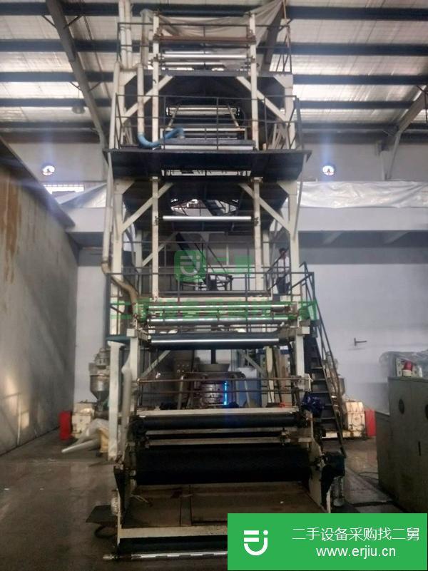 浙江出售二手新中德上旋內冷吹膜機