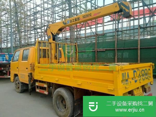 四川出售二手徐工2噸雙排座小隨車吊