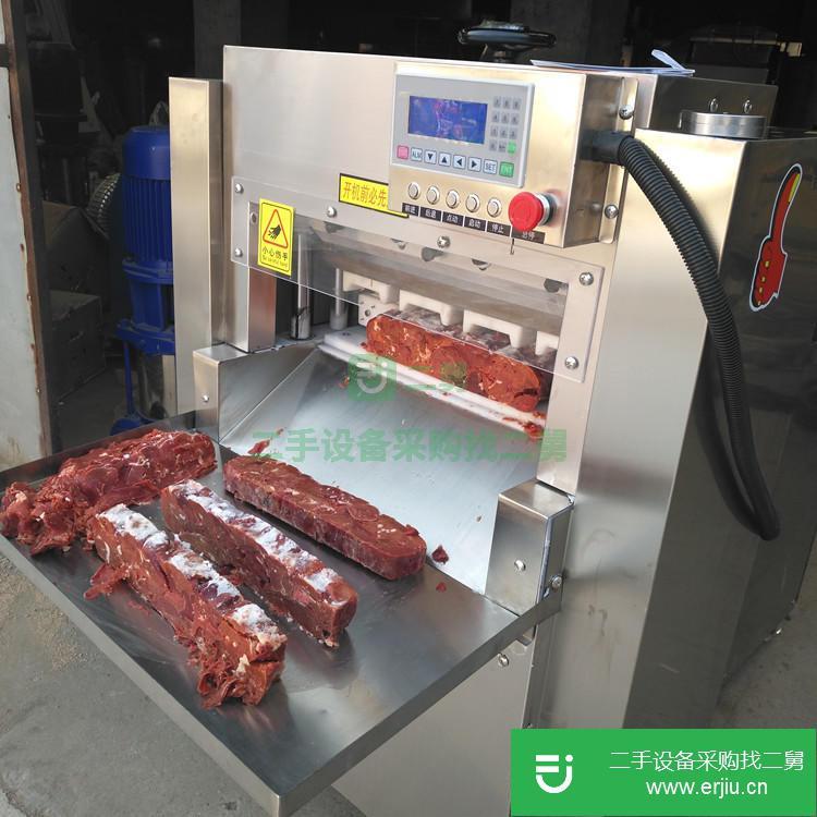 山東出售二手不銹鋼凍肉切塊機