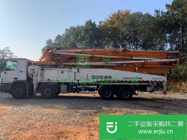湖南出售二手中聯52米6節臂泵車開式系統大排量雙油泵260輸送缸
