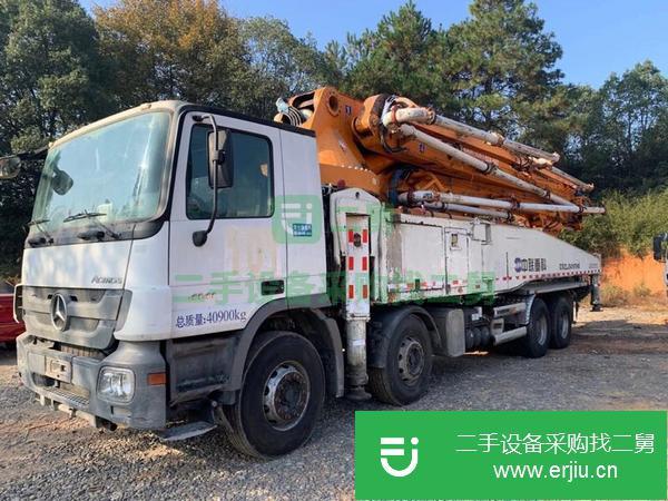 湖南出售二手中聯52米6節臂泵車開式系統大排量雙油泵260輸送缸