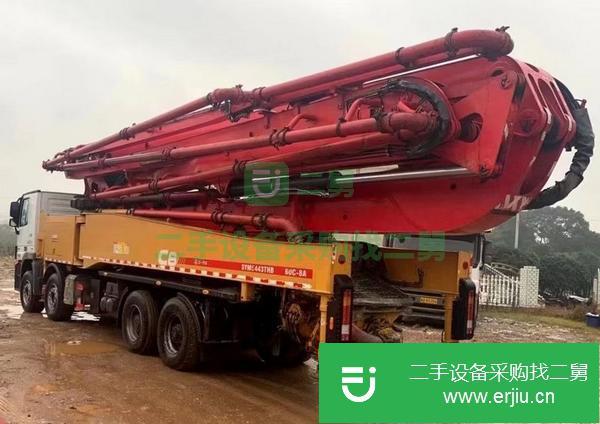 河南出售二手18年三一49米泵車(chē)