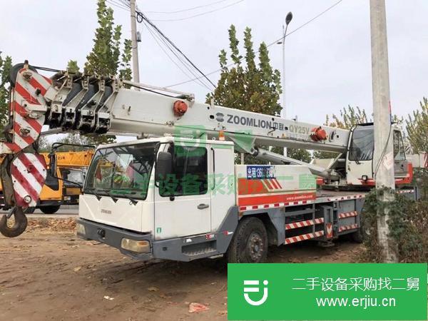 河南出售二手10年中聯25V5吊車