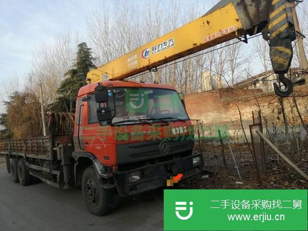 河南出售二手國(guó)四4節(jié)臂程力12噸隨車(chē)吊手續(xù)齊全