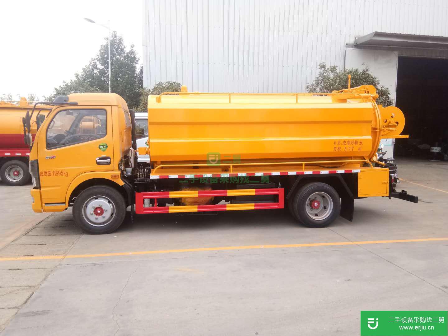 廣東出售二手165馬力吸污車