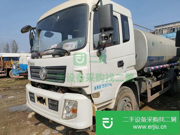 湖北出售二手帶手續東風12方灑水車玉柴160馬力柴油發動機陜齒8檔變速箱