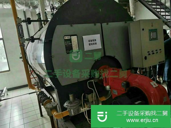 陜西出售二手10噸燃油燃氣蒸汽鍋爐