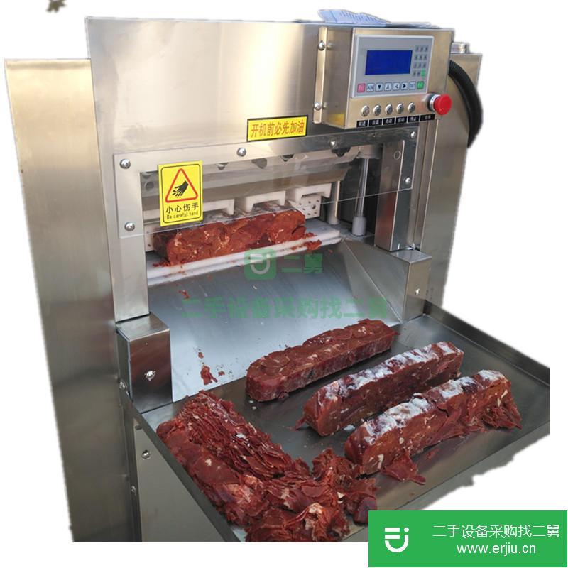 山東出售二手不銹鋼凍肉切塊機