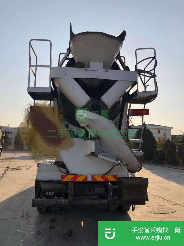 內蒙古出售二手陜汽德龍F3000前四后八18方攪拌罐車