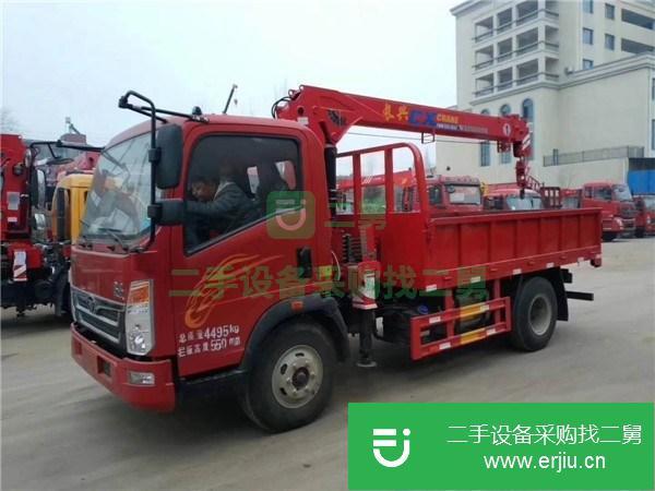 廣西出售二手重汽豪曼藍(lán)牌隨車吊