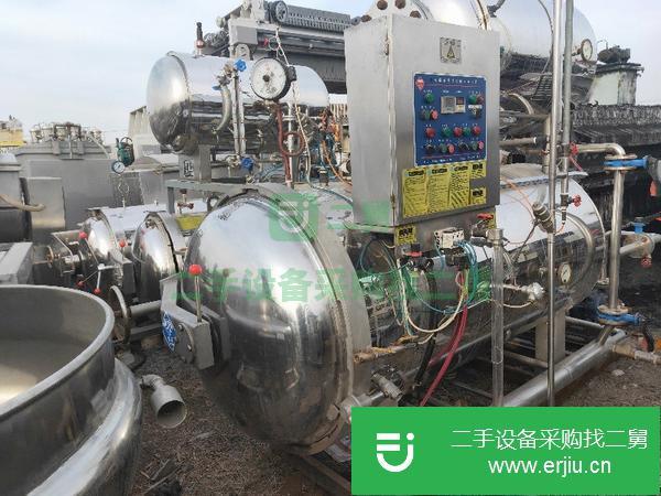 河北出售二手0.57立方雙層殺菌鍋