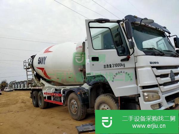 寧夏出售二手豪沃大20方國五攪拌車三一上裝
