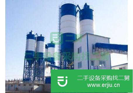 河南出售二手混凝土攪拌站時產90立方