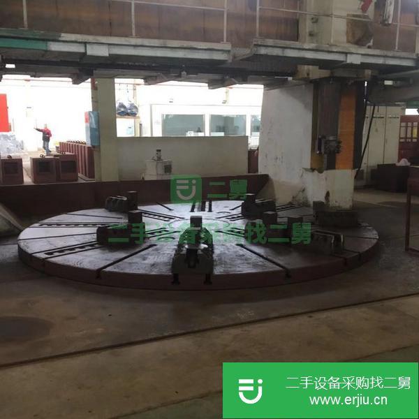 浙江出售二手立式車床，功能完好，加工范圍5mX3.2m