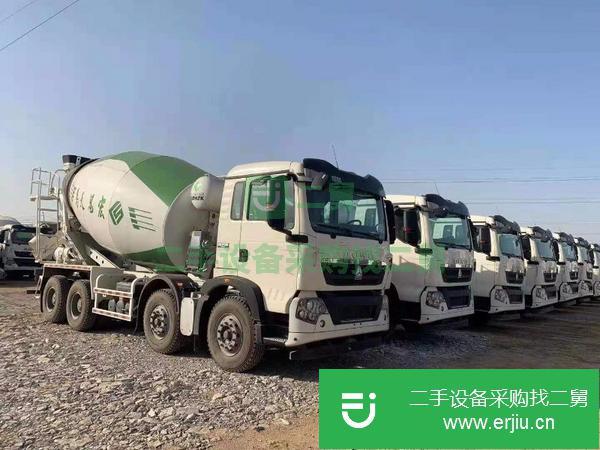 河北出售二手豪沃12方340馬力國五攪拌罐車