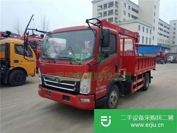 廣西出售二手重汽豪曼藍(lán)牌隨車吊