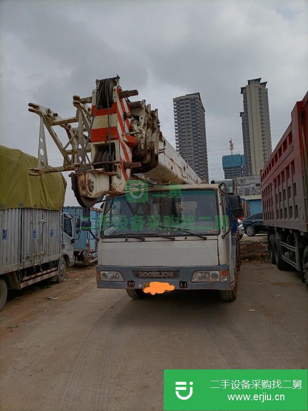 廣西出售二手中聯16噸國三吊車可提檔過戶
