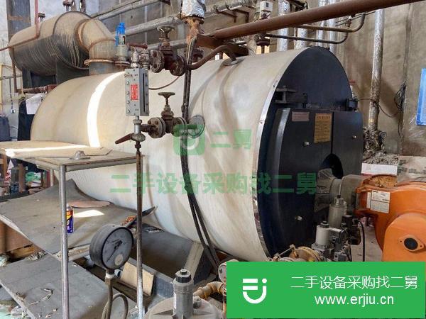 安徽出售二手4噸燃油熱水鍋爐