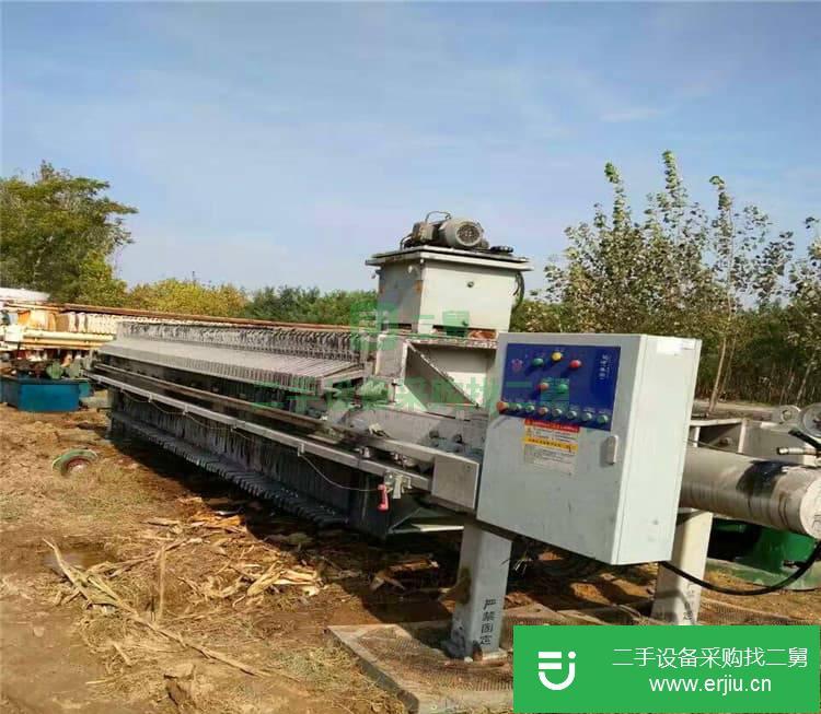 山東出售二手污水處理隔膜壓濾機