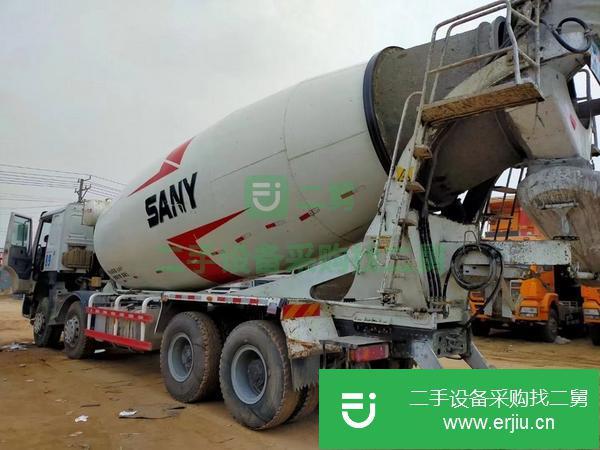 寧夏出售二手豪沃大20方國五攪拌車三一上裝
