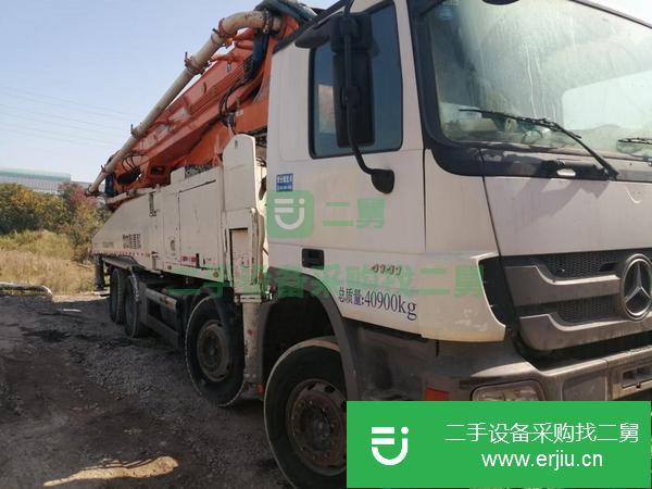 河北出售二手奔馳52米泵車車況精品