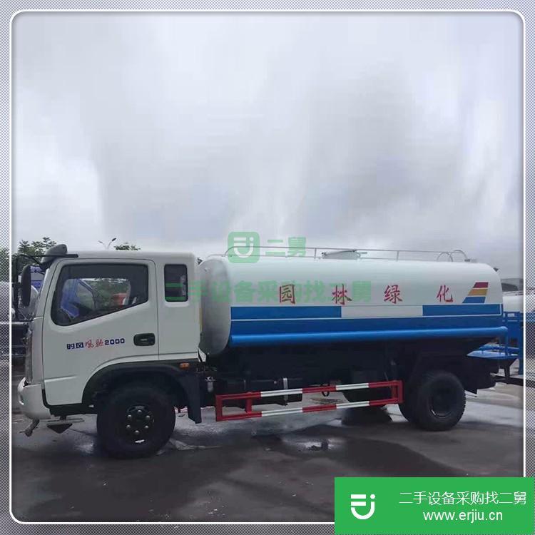 山東出售二手解放前四后八輪12立方灑水車
