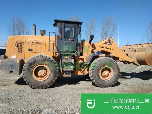 河南出售二手龍工855D鏟車車況很好