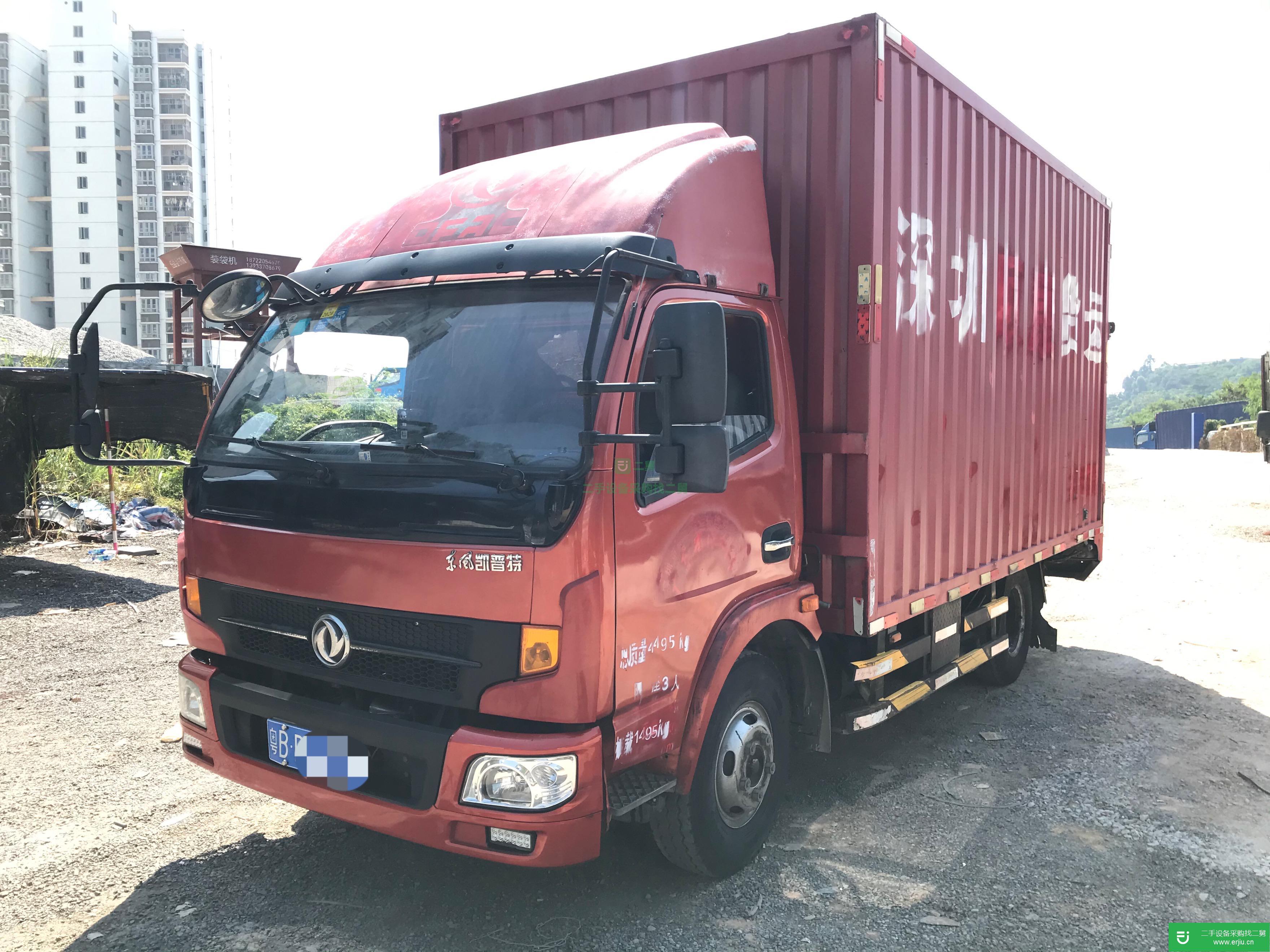 廣東出售二手東風凱普特箱式貨車