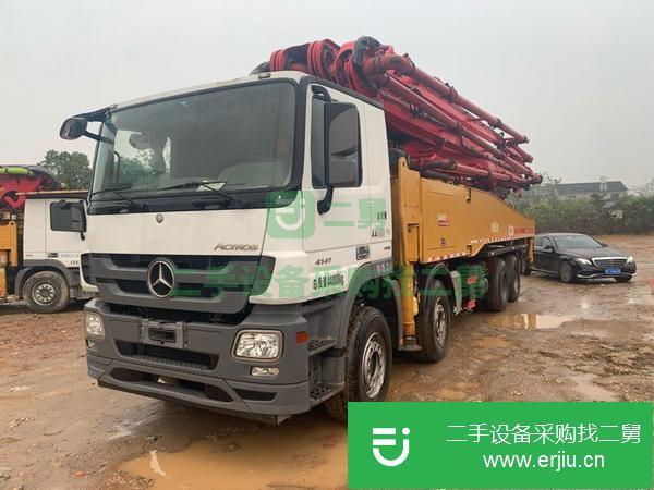 湖南出售二手18年國五56米三一奔馳泵車