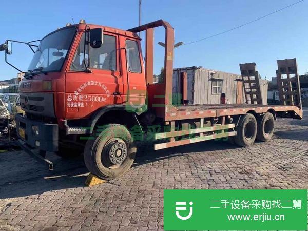 山東出售二手解放精品后八輪平板運輸車