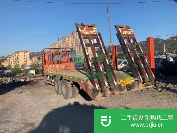山東出售二手解放精品后八輪平板運輸車