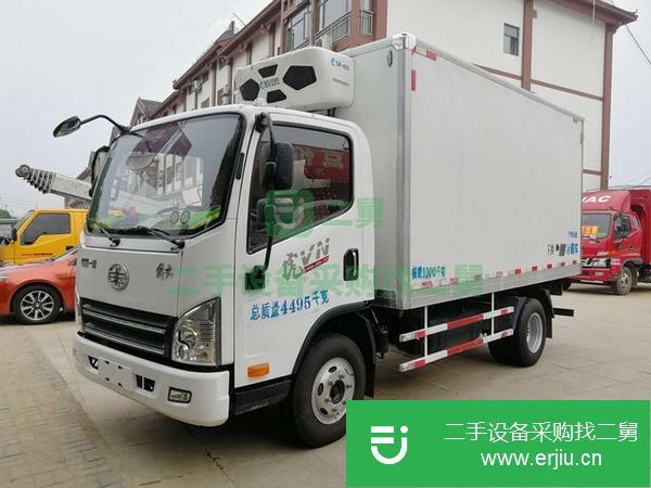 湖北出售二手解放4.2米冷藏車