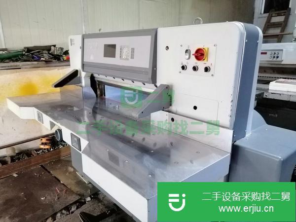 江西出售二手2012年戴氏920雙導軌渦輪程控切紙機