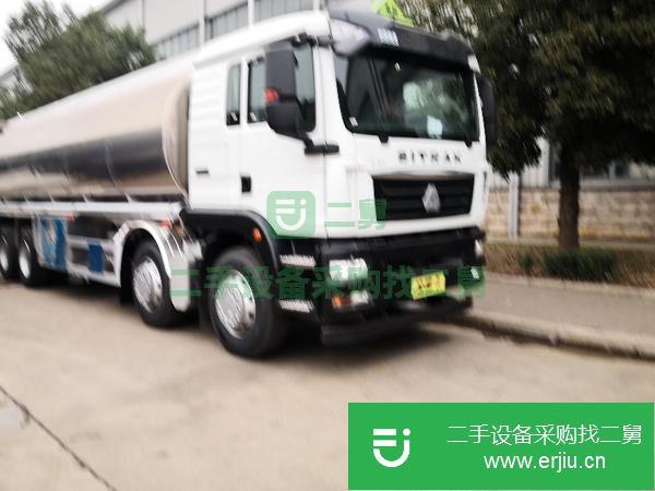 福建出售二手20噸解放鋁合金油罐車