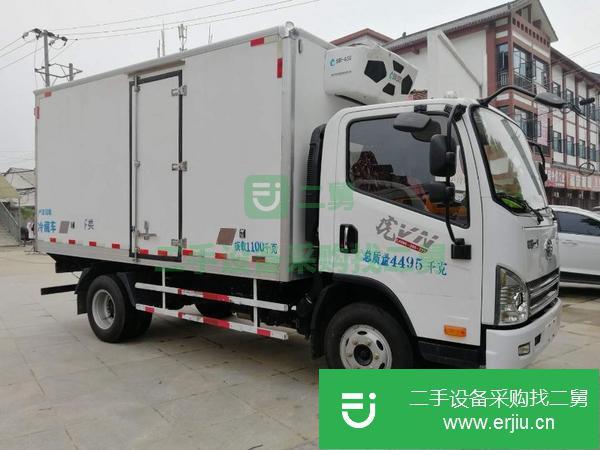 湖北出售二手解放4.2米冷藏車
