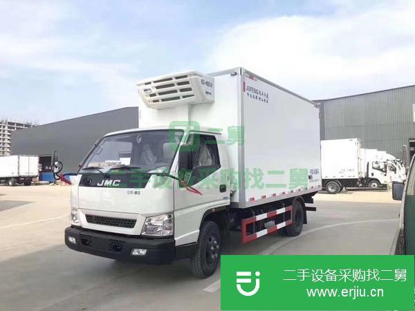 陜西出售二手江鈴順達4米2寬體116馬力冷藏車