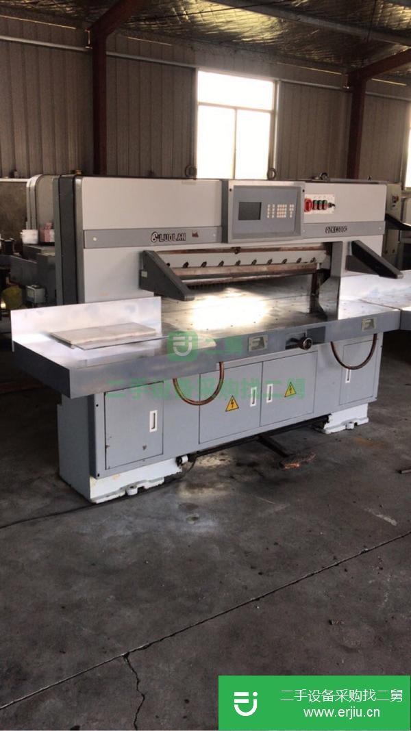 江蘇出售二手17年1300雙軌程控切紙機