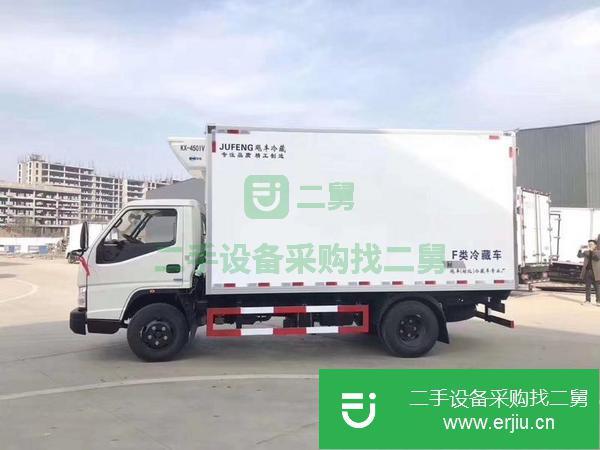 陜西出售二手江鈴順達4米2寬體116馬力冷藏車