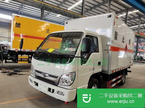 河北出售二手4.2米危險品廂式運輸車包上戶
