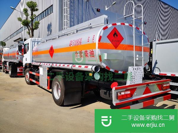 浙江出售二手東風天龍國五180馬力油罐車